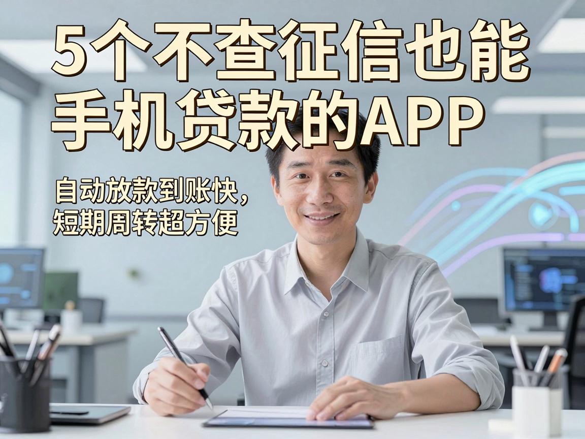 5个不查征信也能手机贷款的APP，自动放款到账快，短期周转超方便