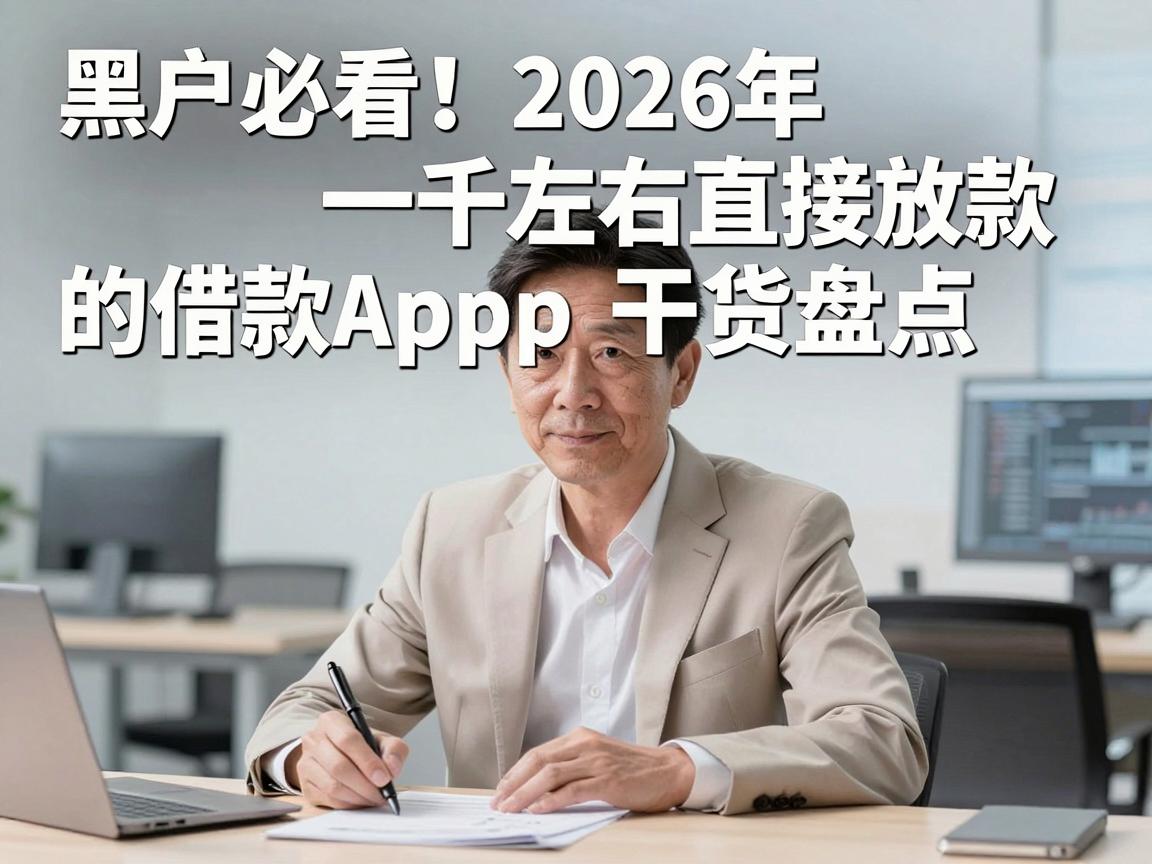 黑户必看！2026年一千左右直接放款的借款App干货盘点