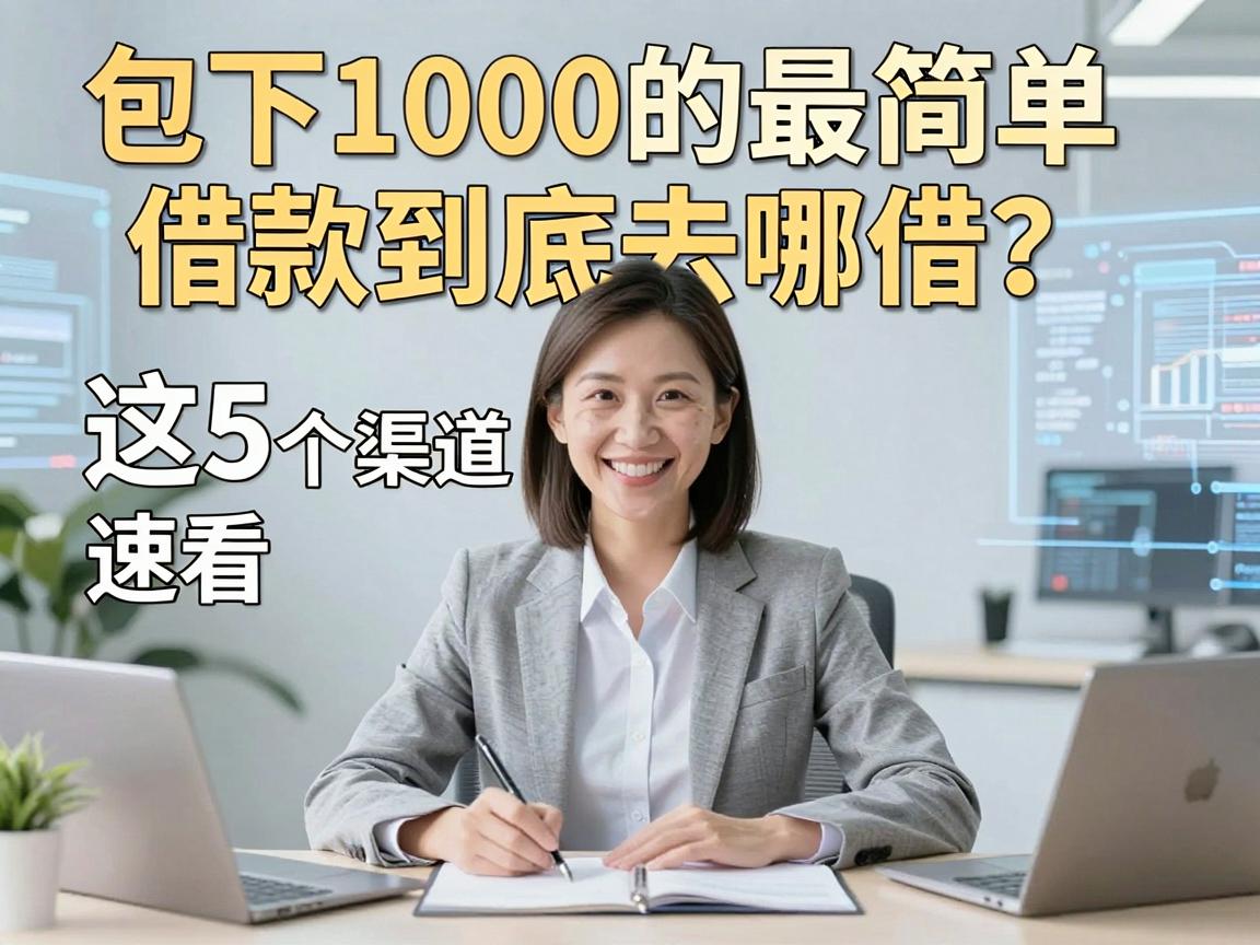 包下1000的最简单借款到底去哪借？这5个渠道速看！