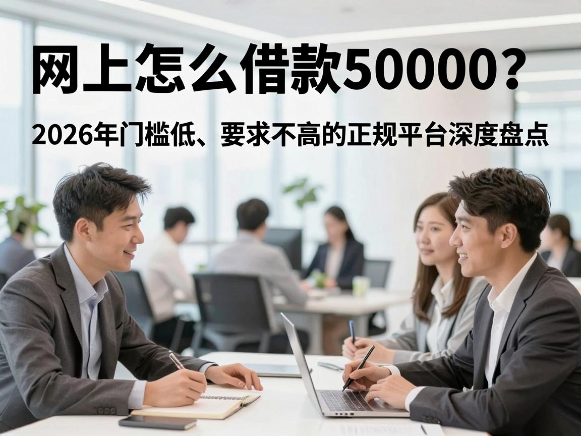 网上怎么借款50000？2026年门槛低、要求不高的正规平台深度盘点
