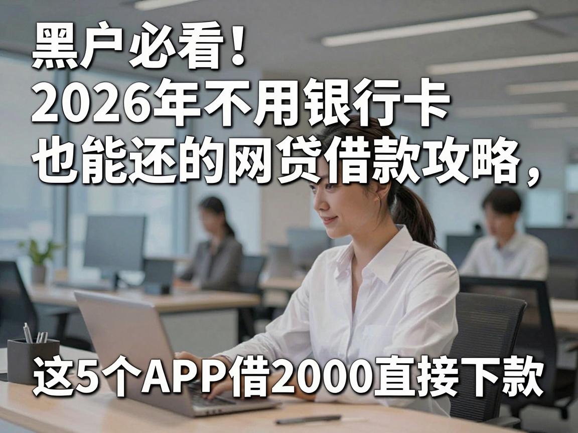 黑户必看！2026年不用银行卡也能还的网贷借款攻略，这5个APP借2000直接下款