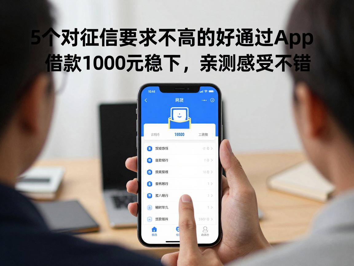 5个对征信要求不高的好通过网贷app，借款1000元稳下，亲测感受不错