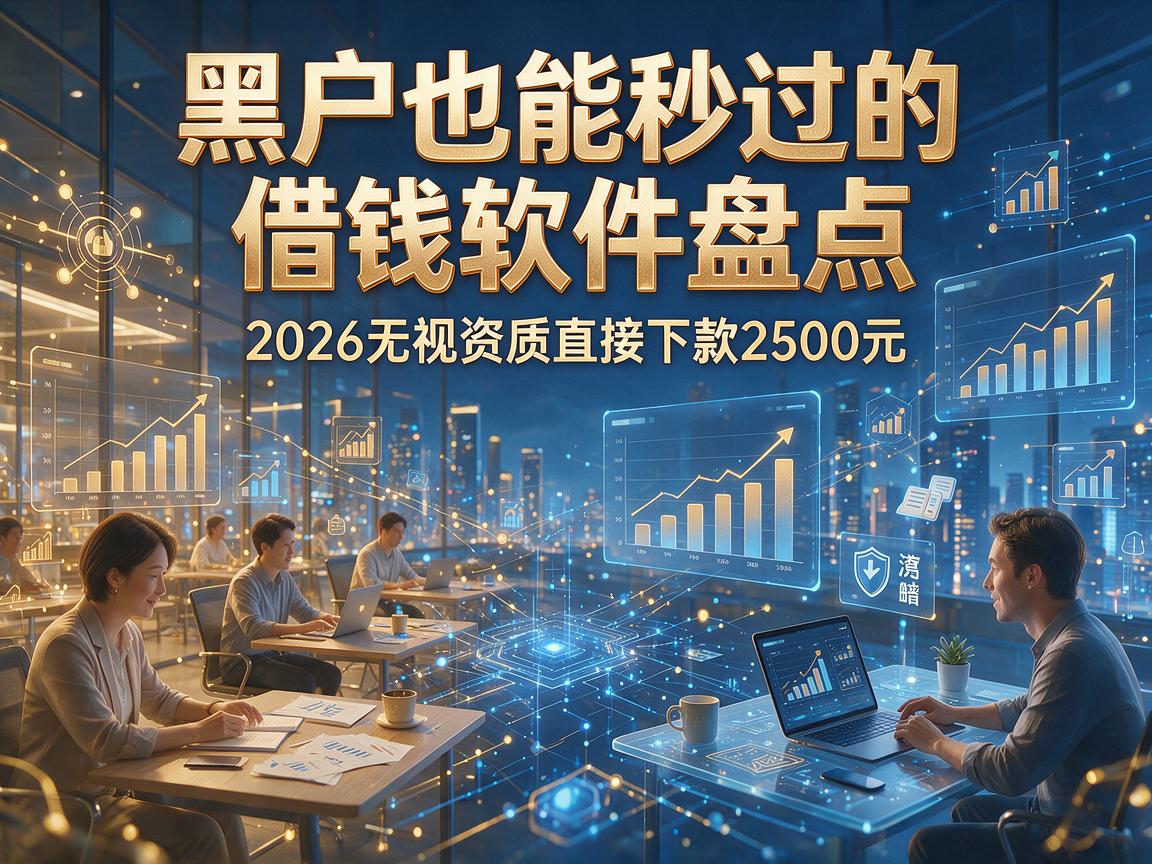 黑户也能秒过的借钱软件盘点，2026无视资质直接下款2500元