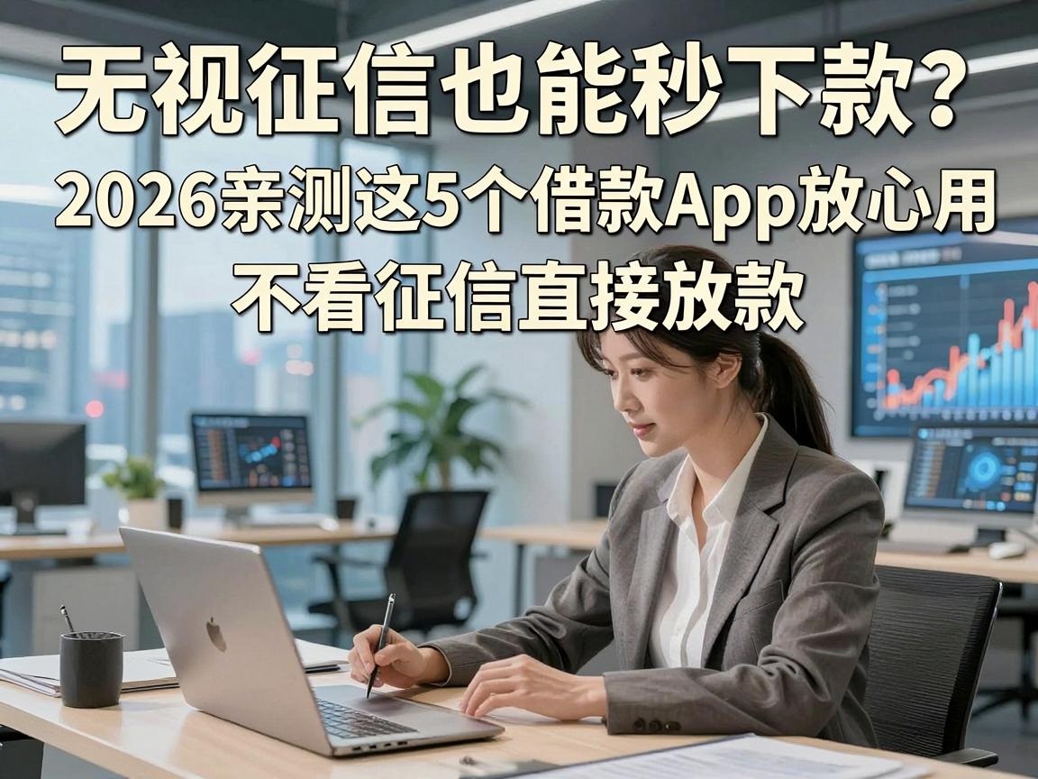 无视征信也能秒下款？2026亲测这5个借款App放心用，不看征信直接放款
