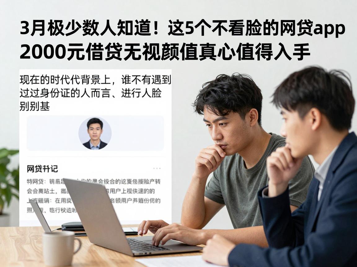3月极少数人知道！这5个不看脸的网贷app，2000元借款无视颜值真心值得入手