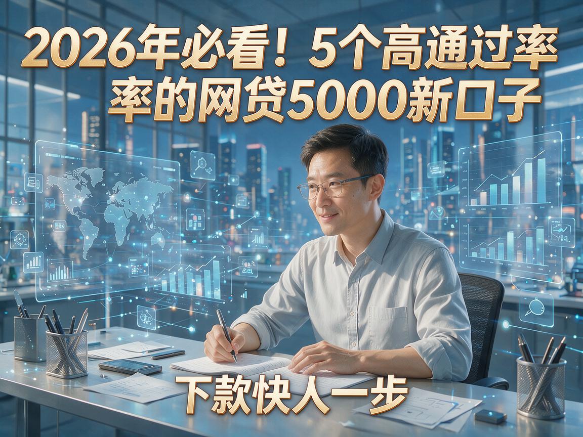 2026年必看！5个高通过率的网贷5000新口子，下款快人一步