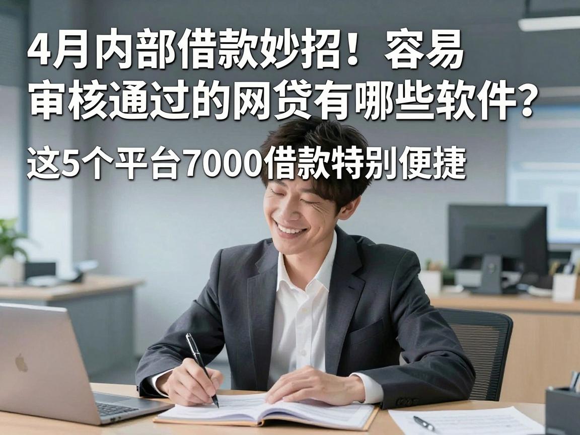 4月内部借款妙招！容易审核通过的网贷有哪些软件？这5个平台7000借款特别便捷