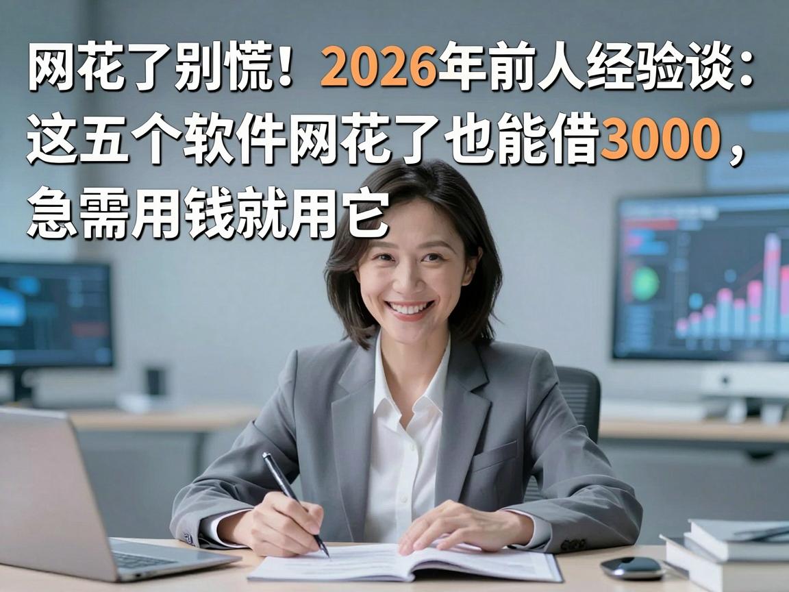 网花了别慌！2026年前人经验谈：这五个软件网花了也能借3000，急需用钱就用它