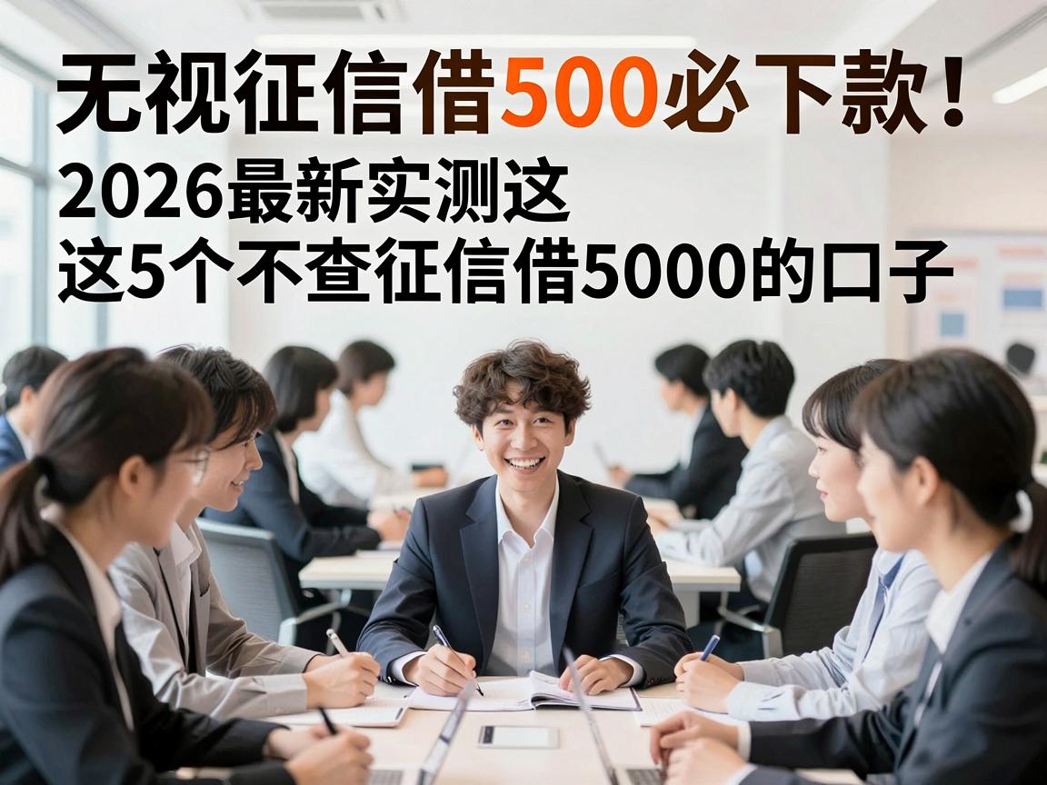无视征信借500必下款！2026最新实测这5个不查征信借5000的口子