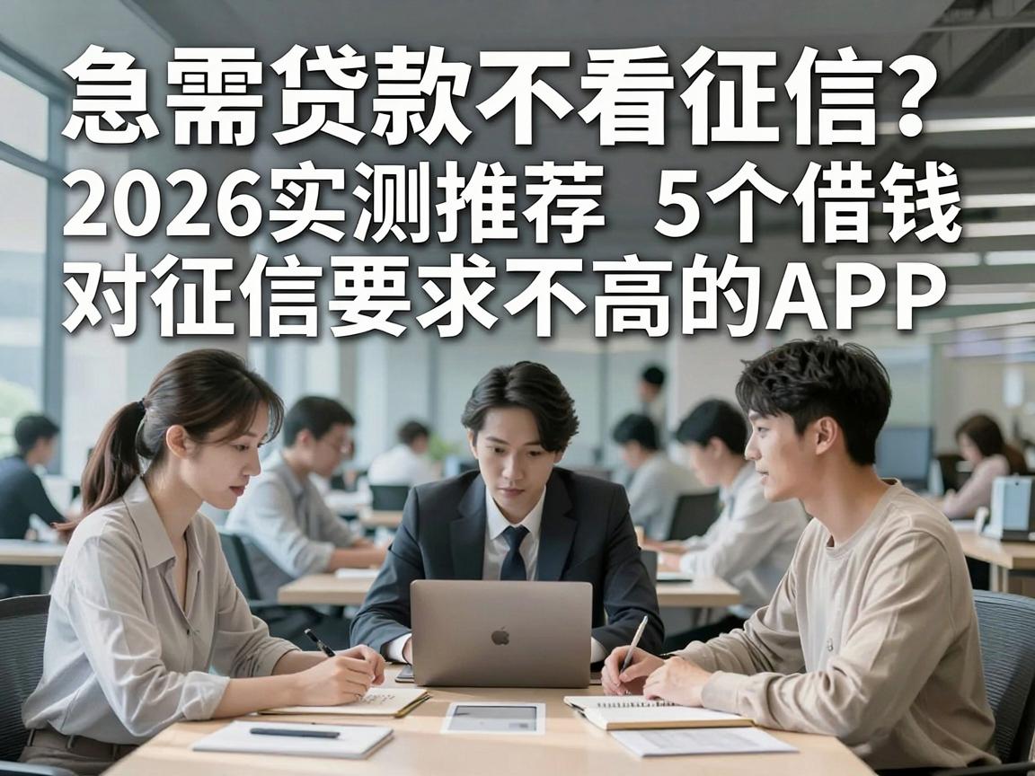 急需贷款不看征信?2026实测推荐5个借钱对征信要求不高的APP