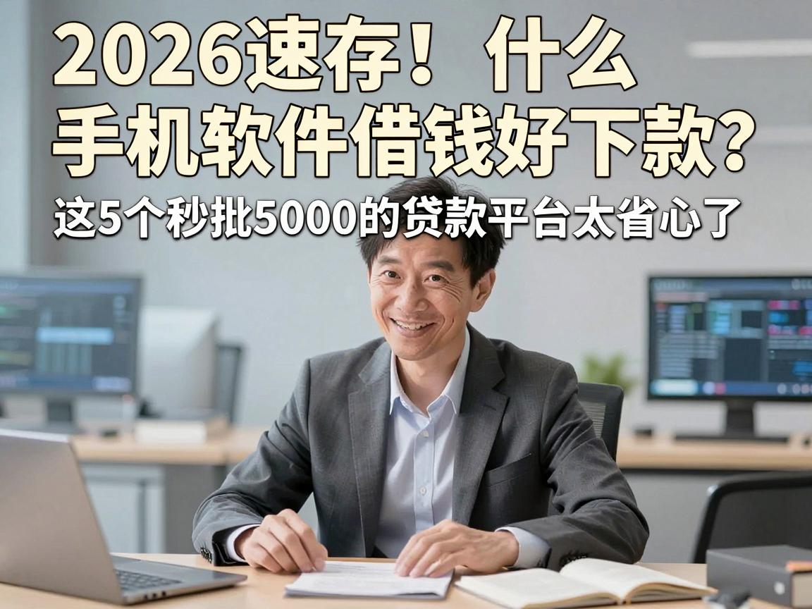 2026速存！什么手机软件借钱好下款？这5个秒批5000的贷款平台太省心了