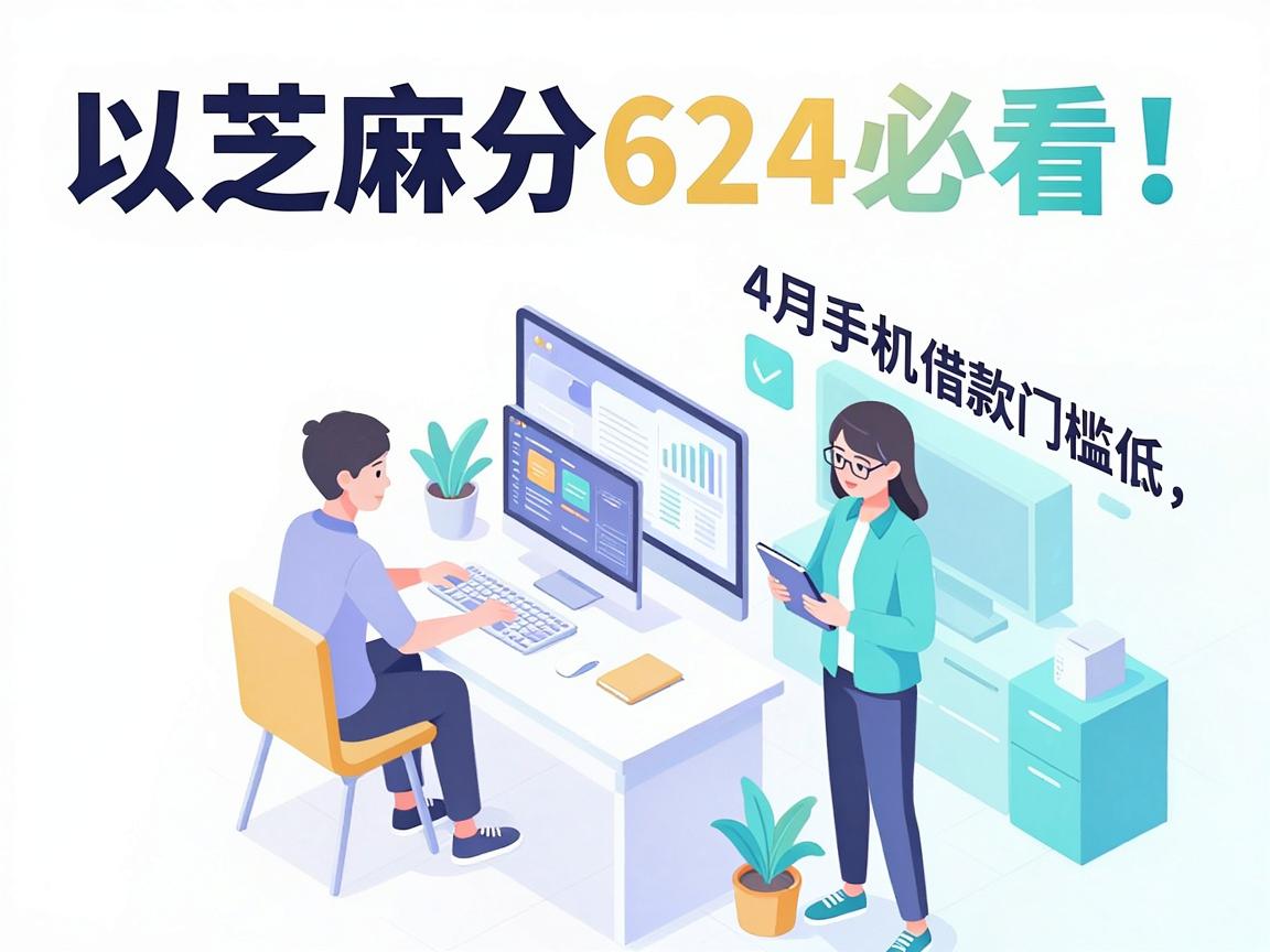 芝麻分624必看！4月手机借款门槛低的软件有哪些