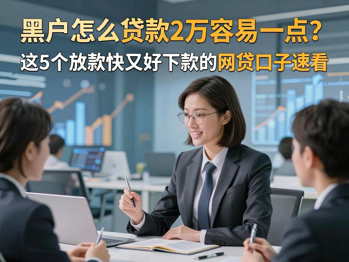 黑户怎么贷款2万容易一点？这5个放款快又好下款的网贷口子速看
