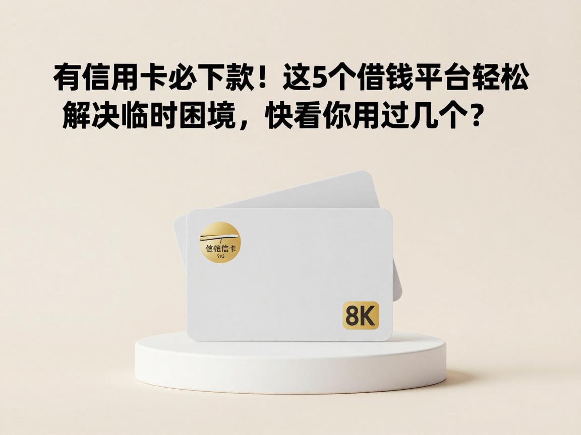 有信用卡必下款！这5个借钱平台轻松解决临时困境，快看你用过几个？