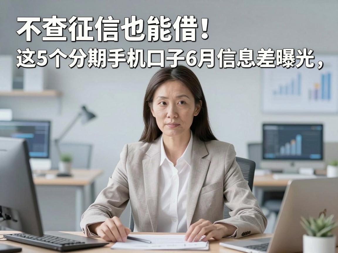 不查征信也能借！这5个分期手机口子6月信息差曝光，借钱容易速看