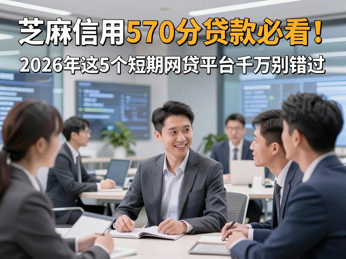 芝麻信用570分贷款必看！2026年这5个短期网贷平台千万别错过