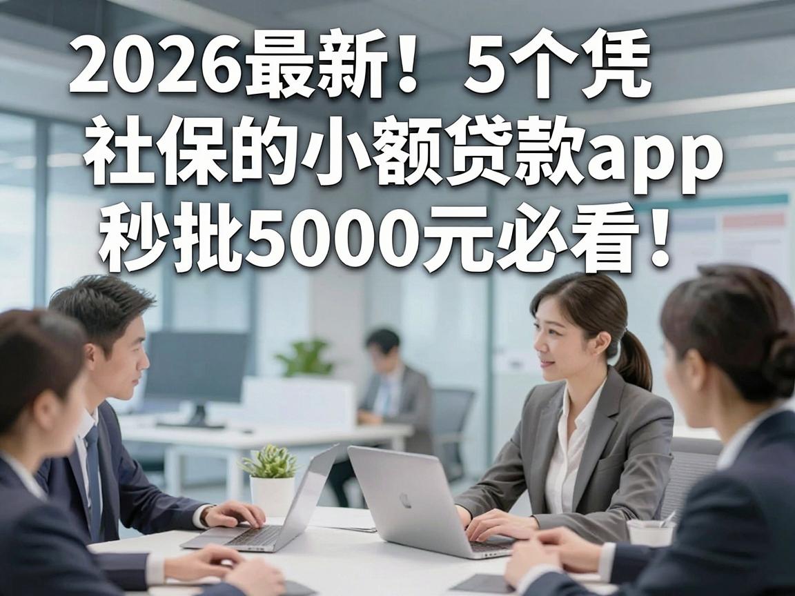 2026最新！5个凭社保的小额贷款app，秒批5000元必看
