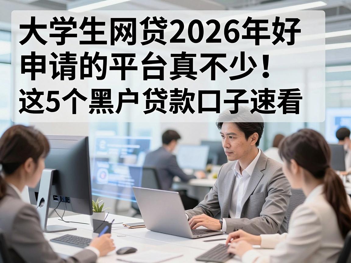 大学生网贷2026年好申请的平台真不少！这5个黑户贷款口子速看