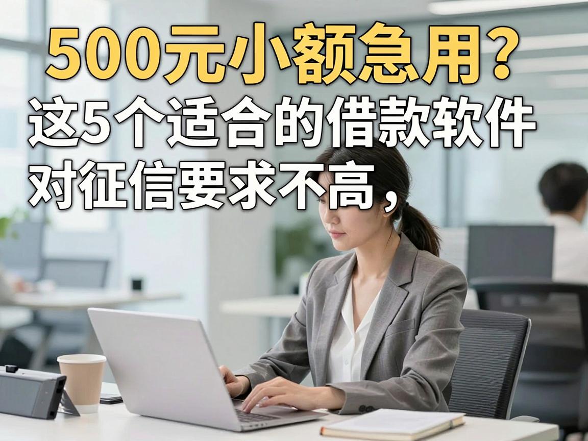 500元小额急用？这5个适合的借款软件对征信要求不高，速看！