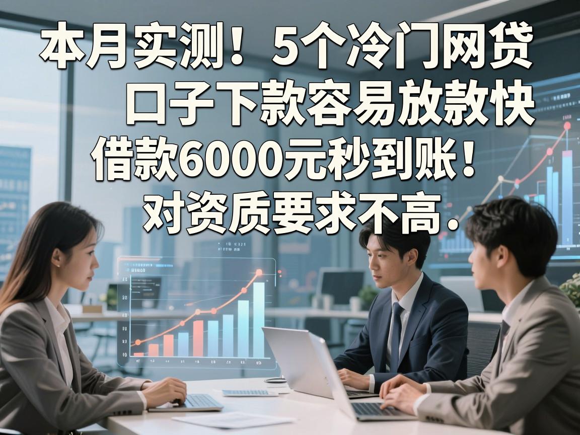 本月实测！5个冷门网贷口子下款容易放款快，借款6000元秒到账，对资质要求不高