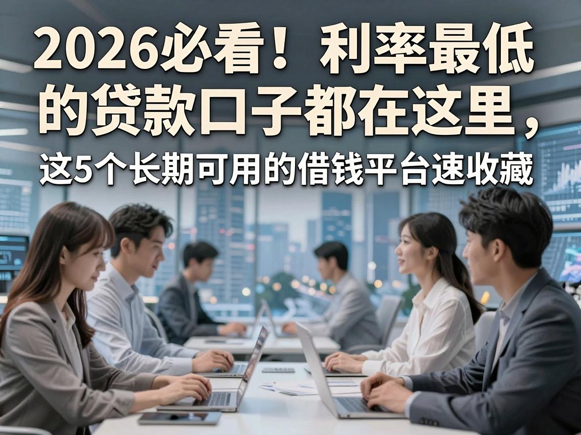 2026必看！利率最低的贷款口子都在这里，这5个长期可用的借钱平台速收藏