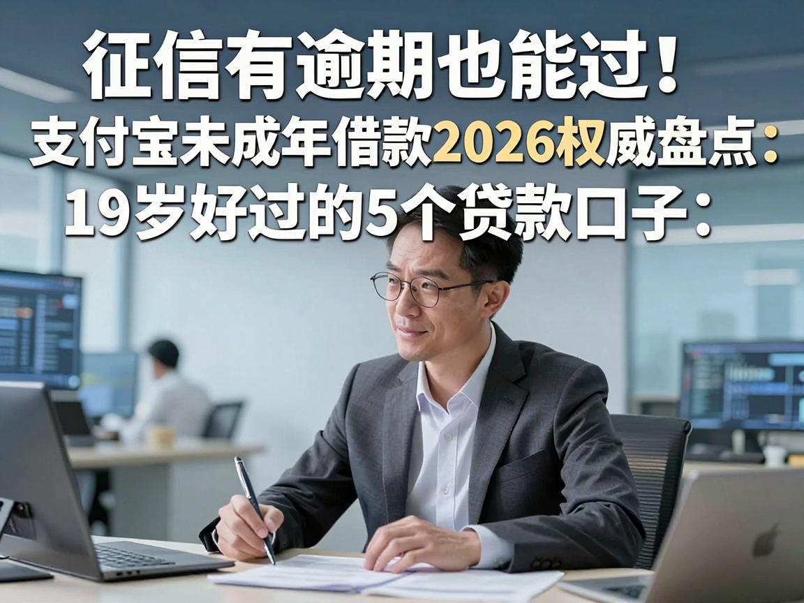 征信有逾期也能过！支付宝未成年借款2026权威盘点：19岁好过的5个贷款口子