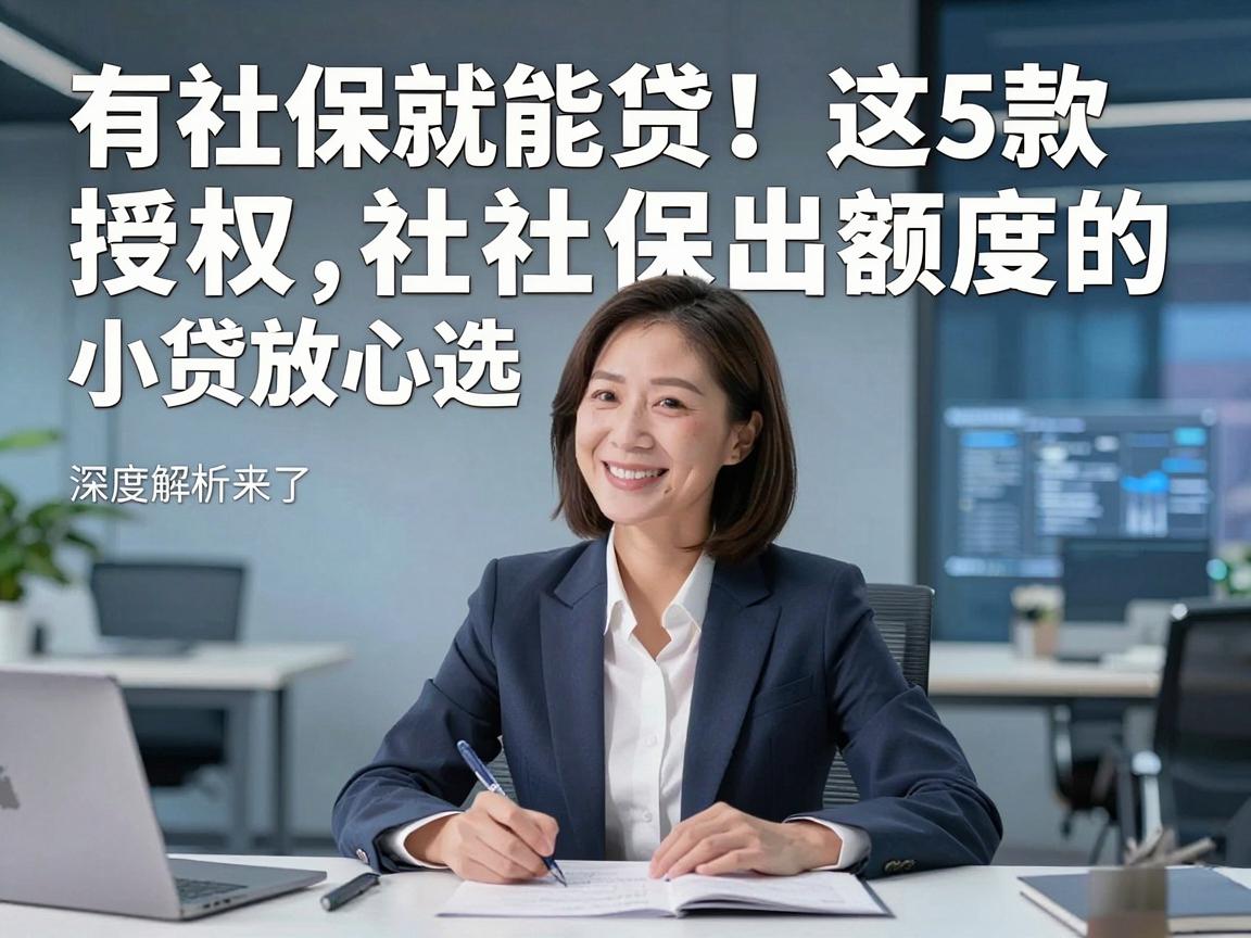 有社保就能贷！这5款授权社保出额度的小贷放心选，深度解析来了