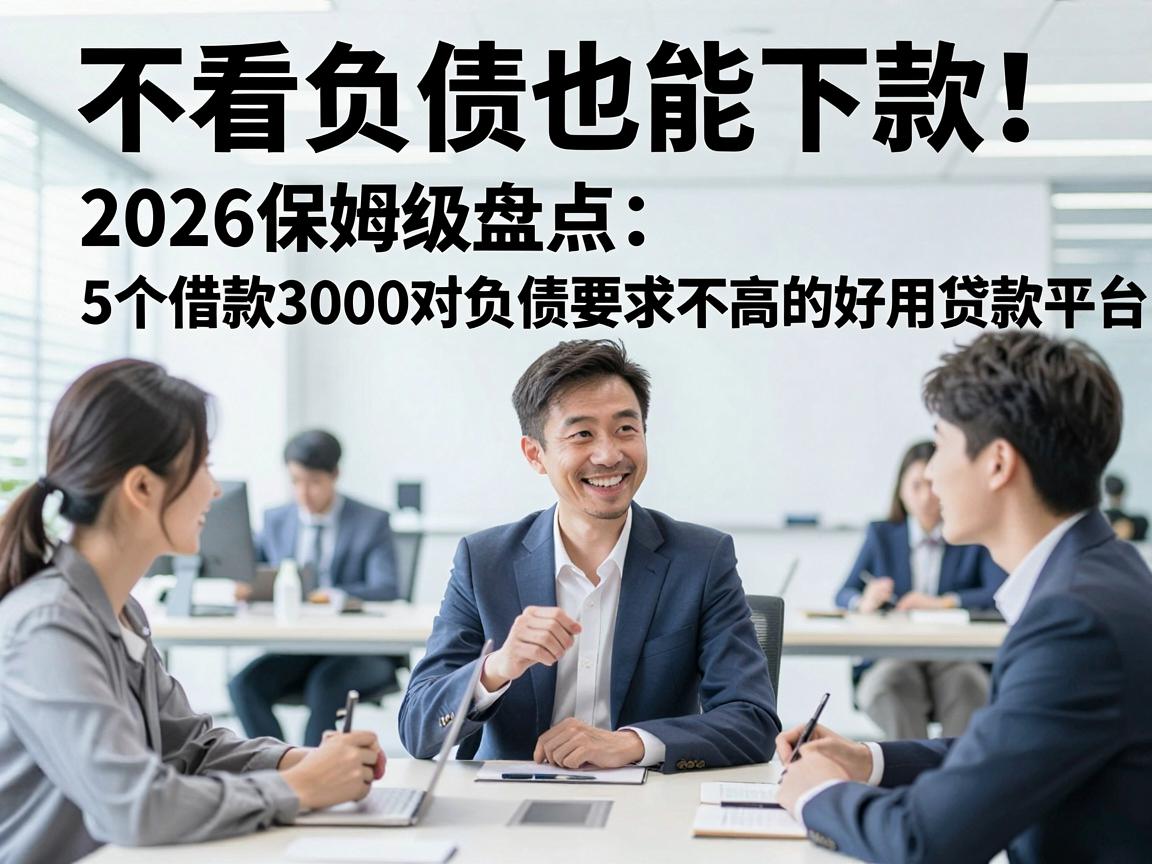 不看负债也能下款！2026保姆级盘点：5个借款3000对负债要求不高的好用贷款平台