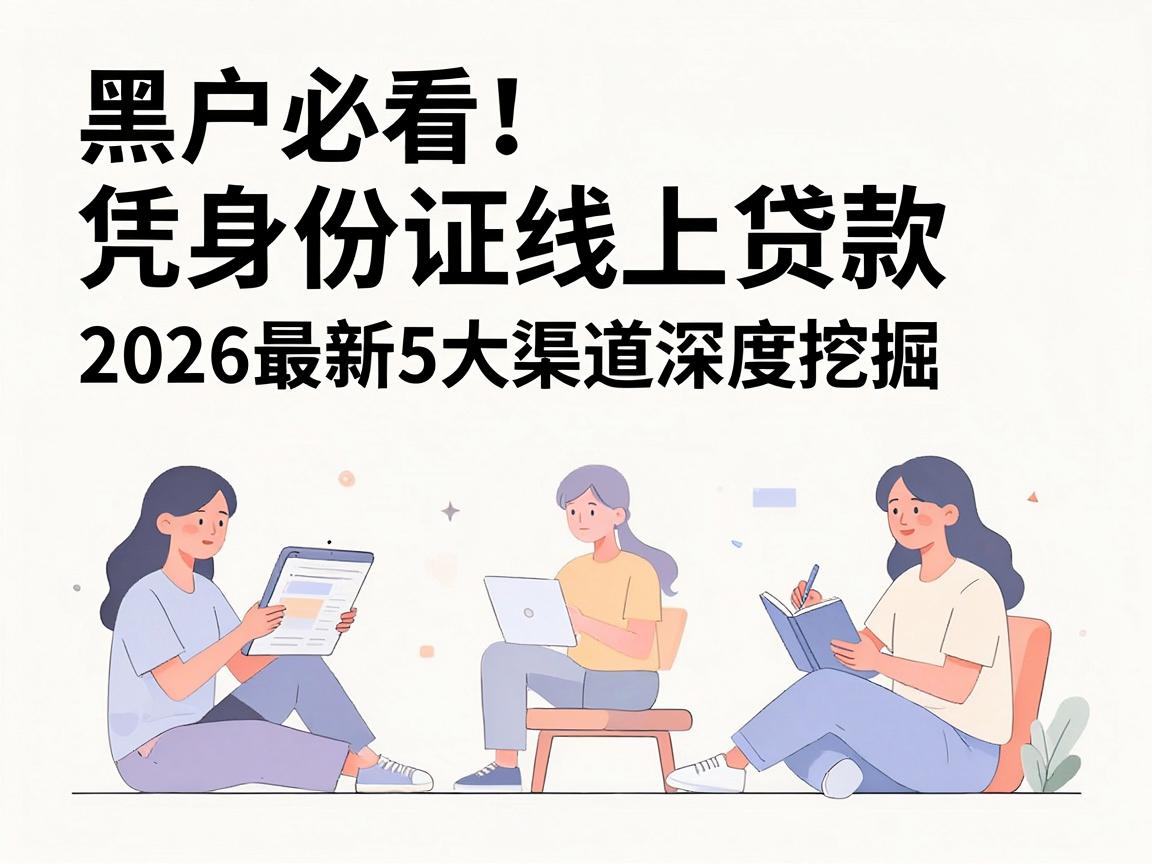 黑户必看！凭身份证线上贷款，2026最新5大渠道深度挖掘