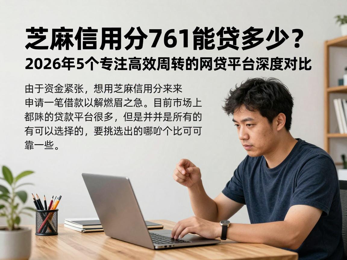 芝麻信用分761能贷多少？2026年5个专注高效周转的网贷平台深度对比