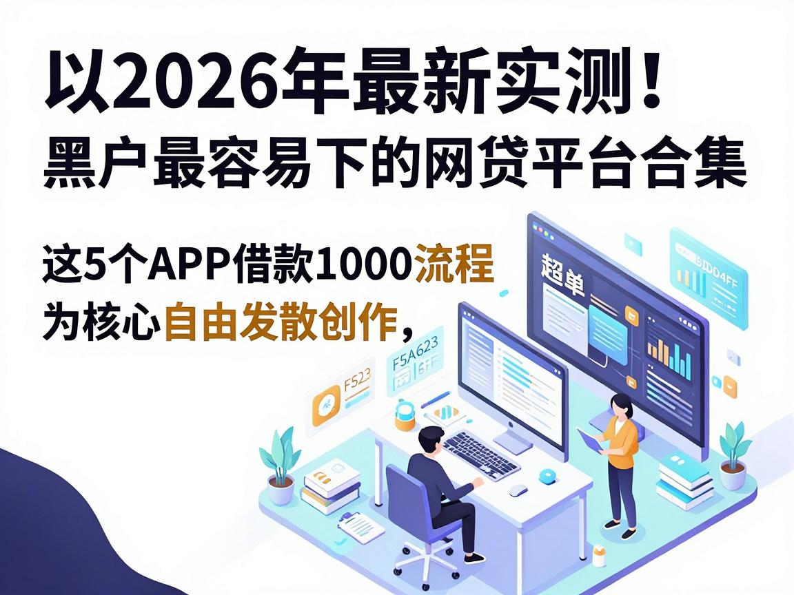 2026年最新实测！黑户最容易下的网贷平台合集，这5个APP借款1000流程超简单