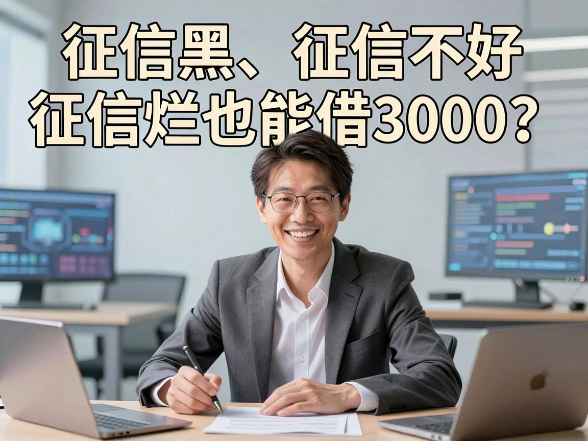 征信黑、征信不好、征信烂也能借3000？和手机借钱类似的借钱平台搜罗这5个！