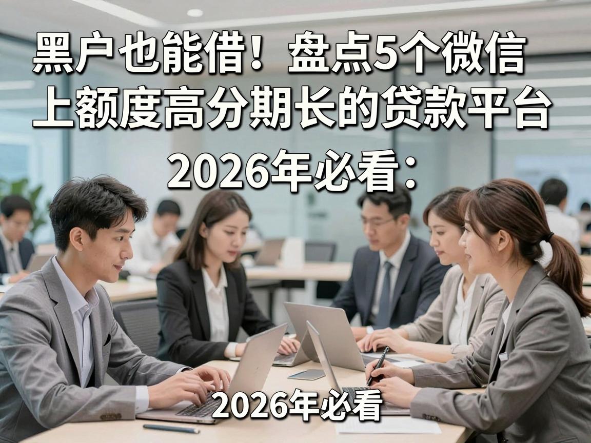 黑户也能借！盘点5个微信上额度高分期长的贷款平台，2026年必看