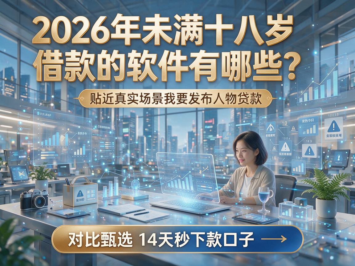 2026年未满十八岁借款的软件有哪些？对比甄选14天秒下款口子！