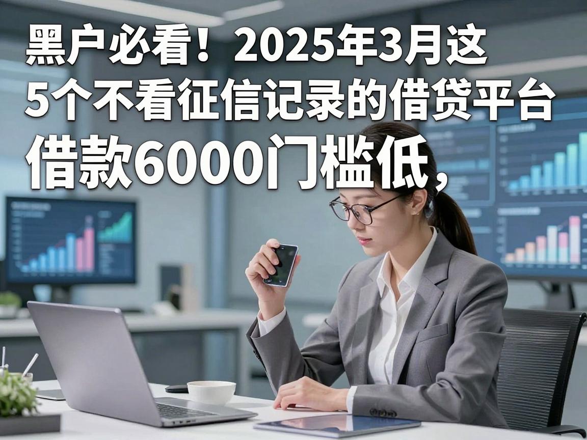 黑户必看！2025年3月这5个不看征信记录的借贷平台，借款6000门槛低