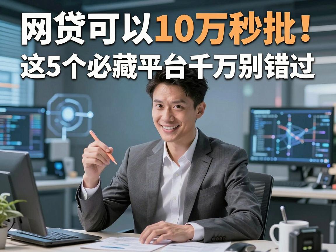 网贷可以10万秒批！这5个必藏平台千万别错过