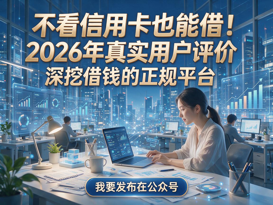 不看信用卡也能借！2026年真实用户评价深挖借钱的正规平台