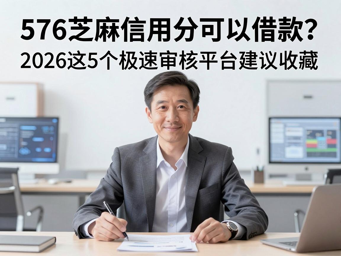 576芝麻信用分可以借款？2026这5个极速审核平台建议收藏