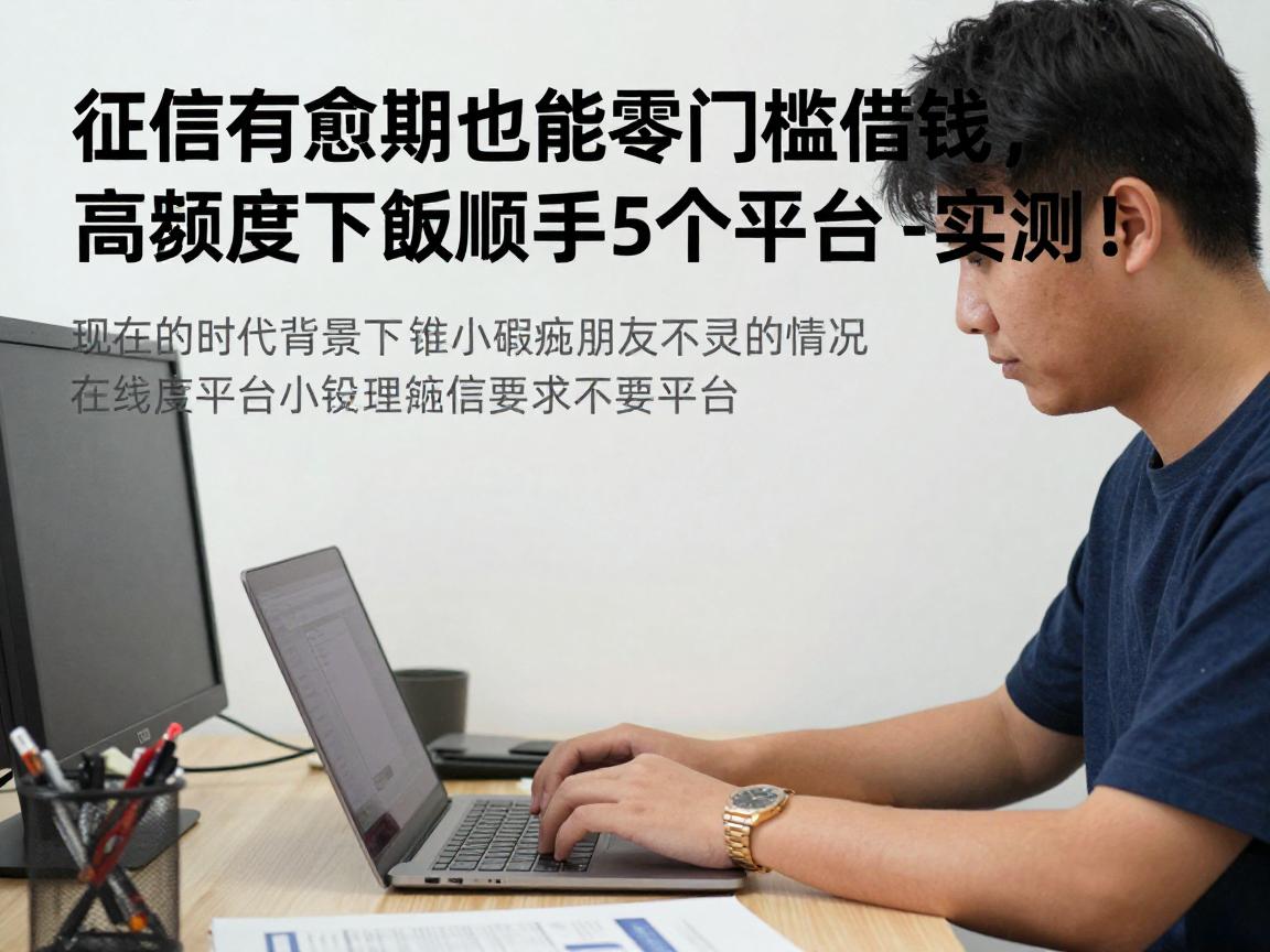 征信有逾期也能零门槛借钱，高额度下款超顺手的5个平台实测！
