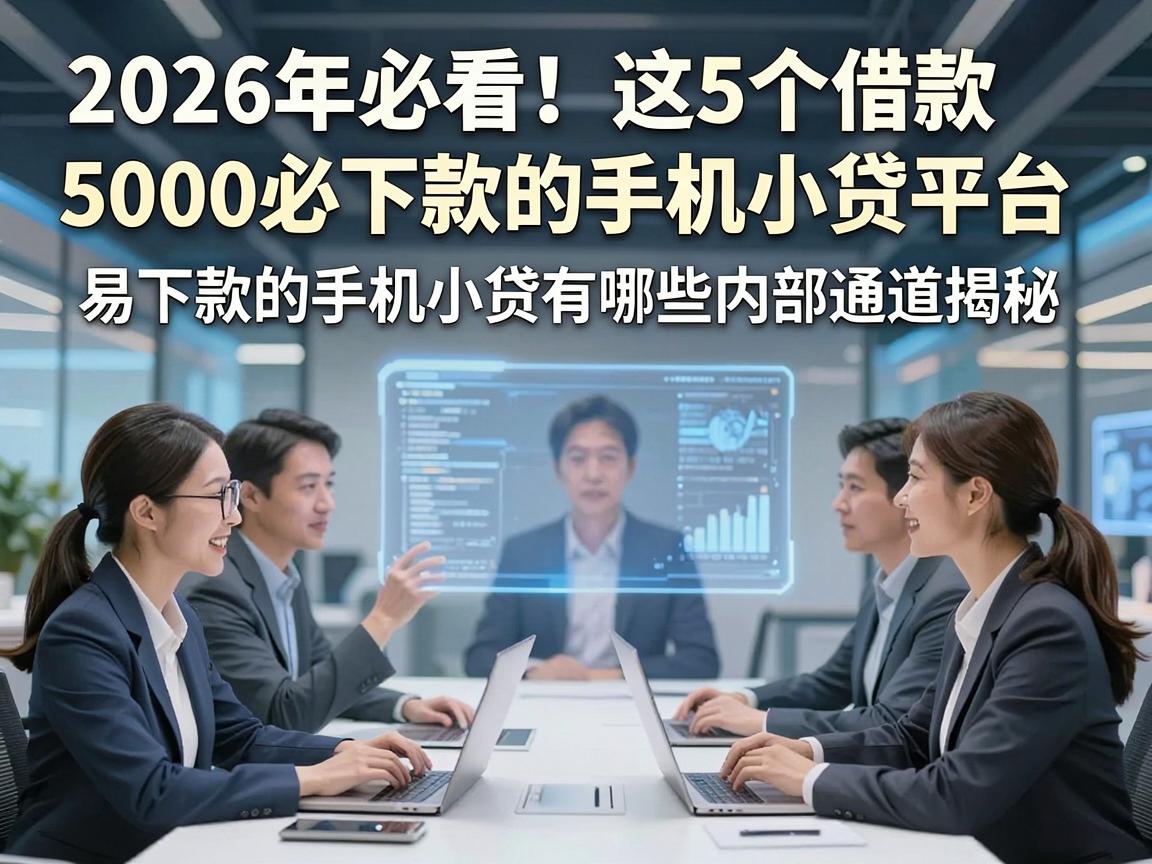 2026年必看！这5个借款5000必下款的手机小贷平台，易下款的手机小贷有哪些内部通道揭秘！