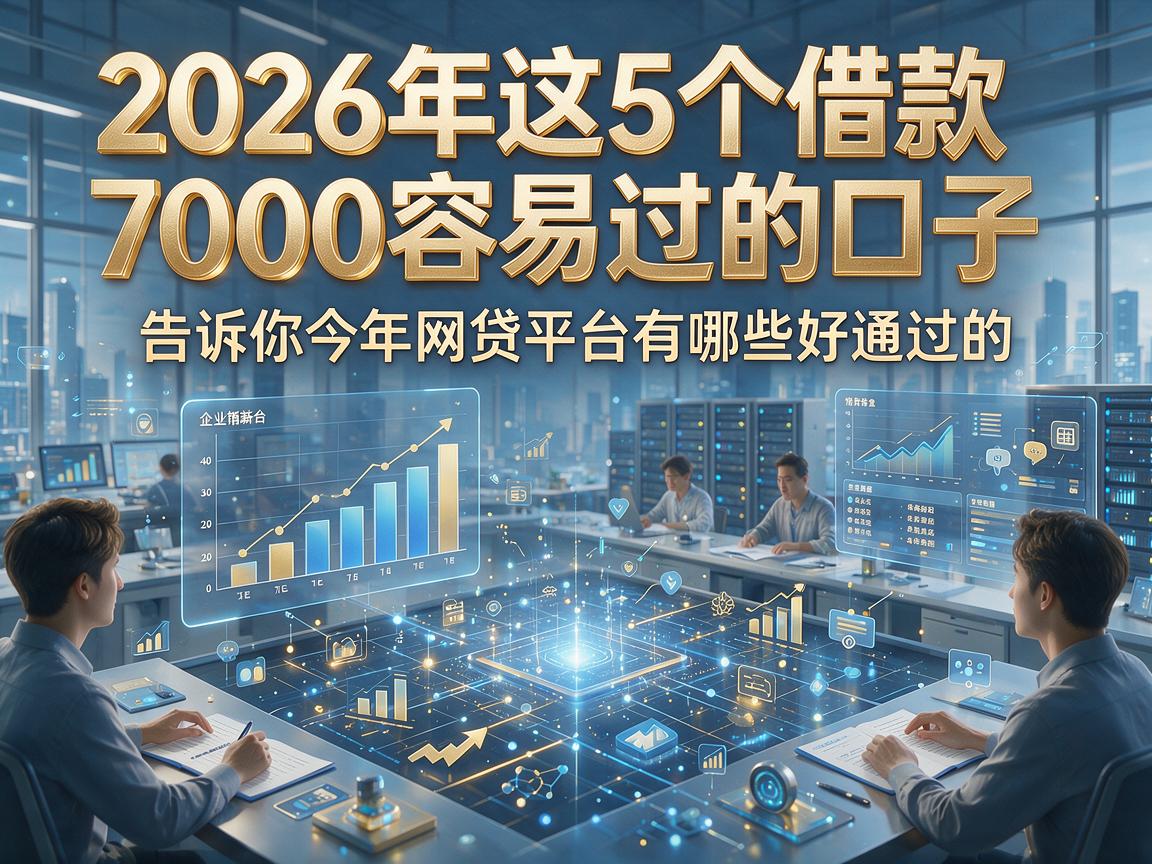 2026年这5个借款7000容易过的口子，告诉你今年网贷平台有哪些好通过的！