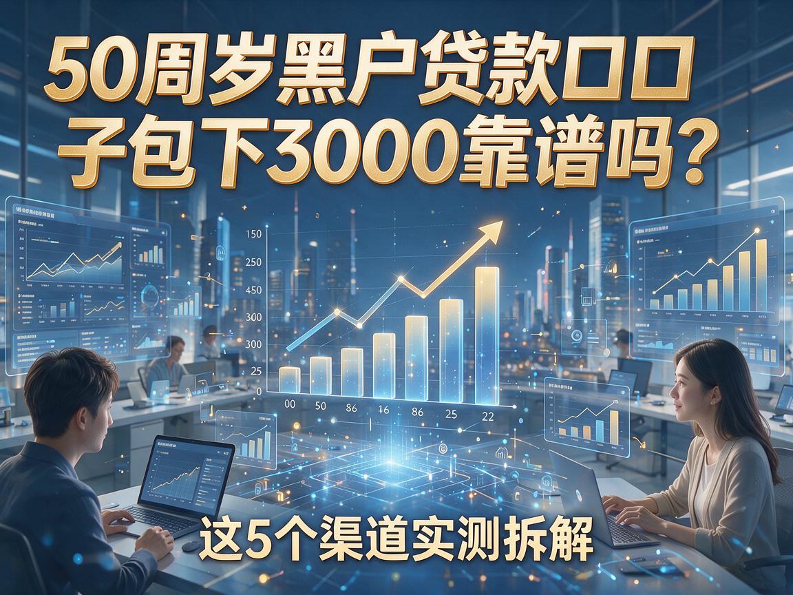 50周岁黑户贷款口子包下3000靠谱吗？这5个渠道实测拆解