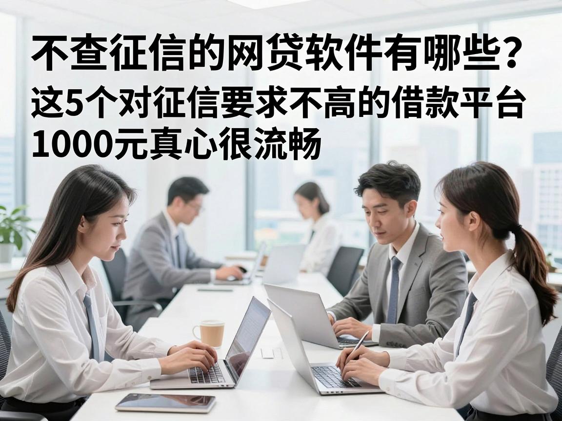 不查征信的网贷软件有哪些？这5个对征信要求不高的借款平台1000元真心很流畅