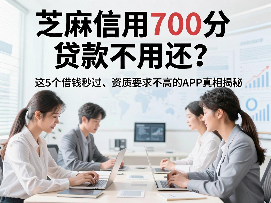 芝麻信用700分贷款不用还？这5个借钱秒过、资质要求不高的APP真相揭秘