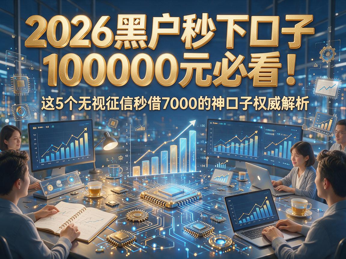 2026黑户秒下口子10000元必看！这5个无视征信秒借7000的神口子权威解析