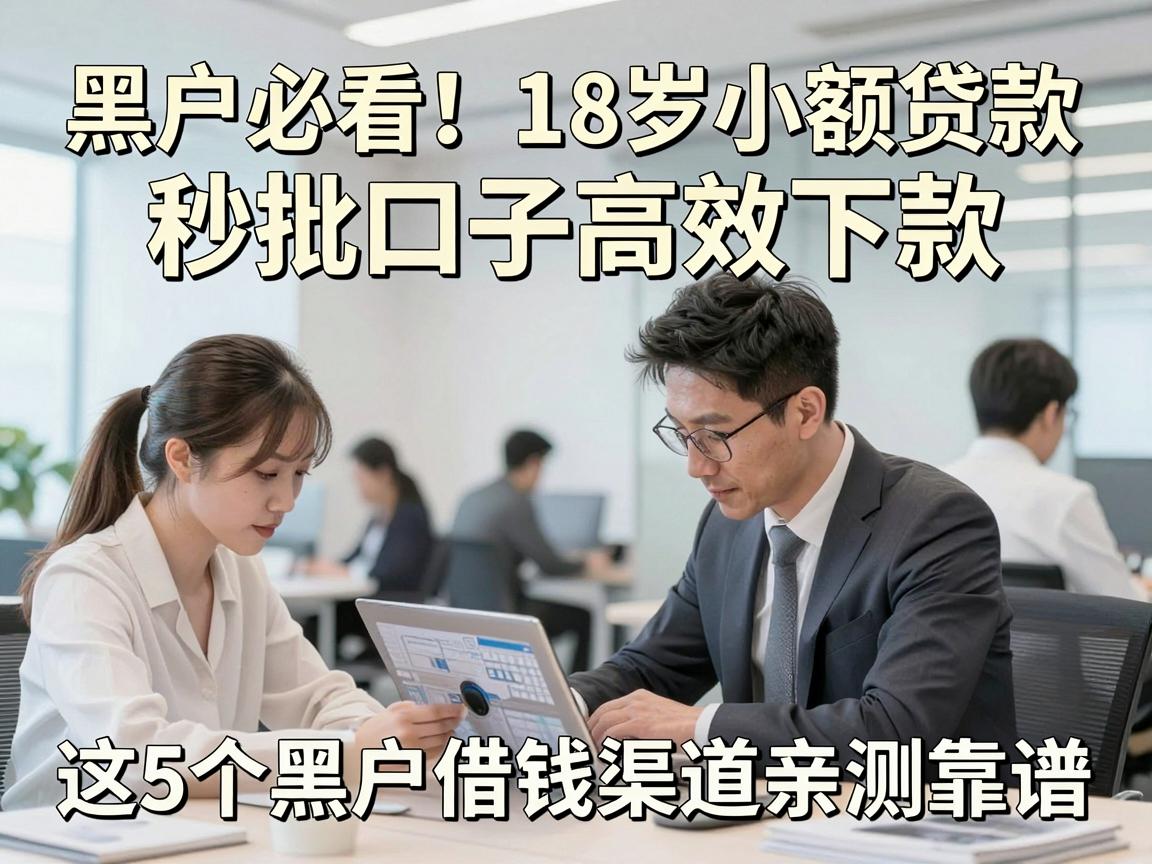 黑户必看！18岁小额贷款秒批口子高效下款，这5个黑户借钱渠道亲测靠谱