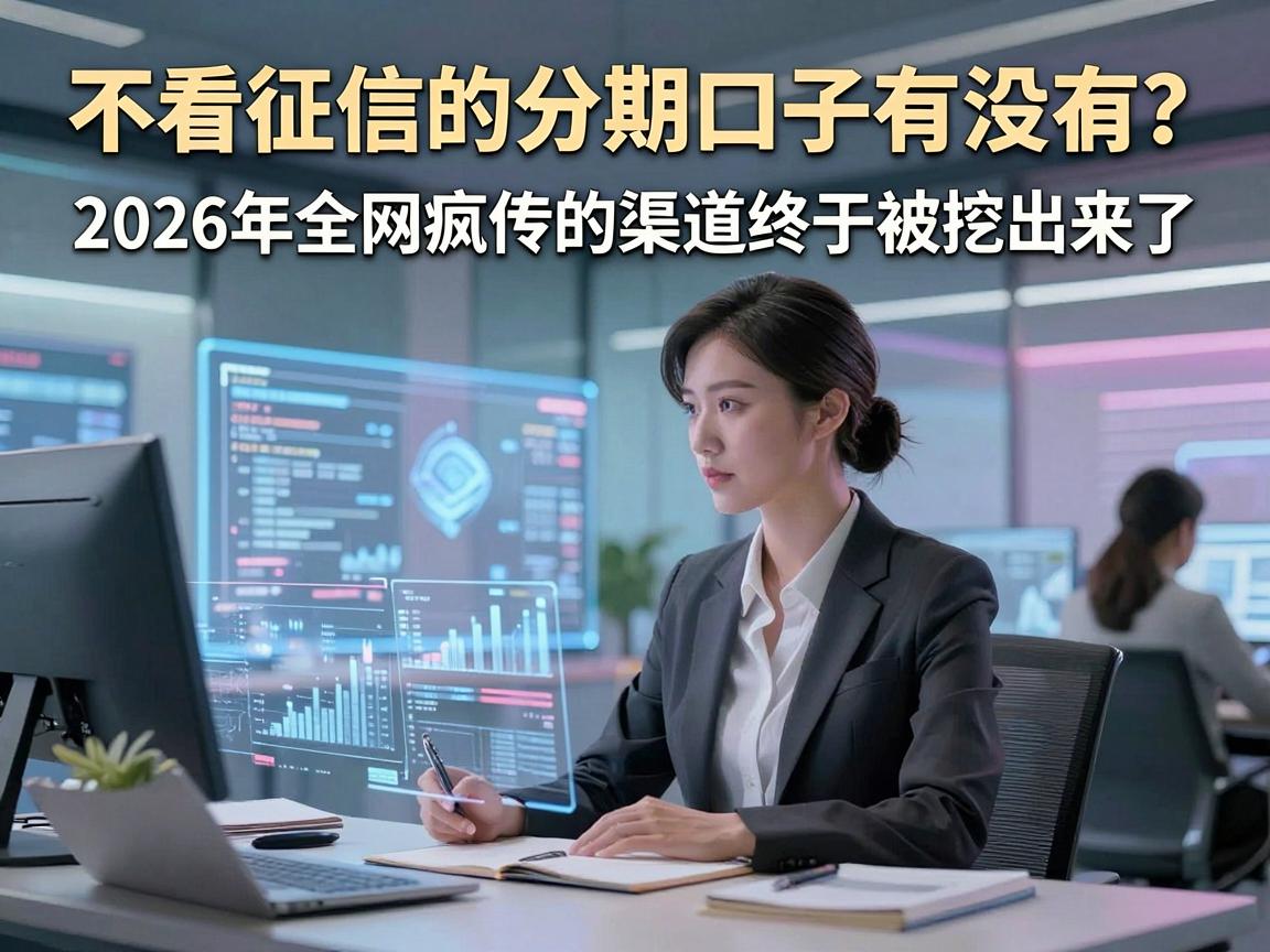 不看征信的分期口子有没有？2026年全网疯传的渠道终于被挖出来了！