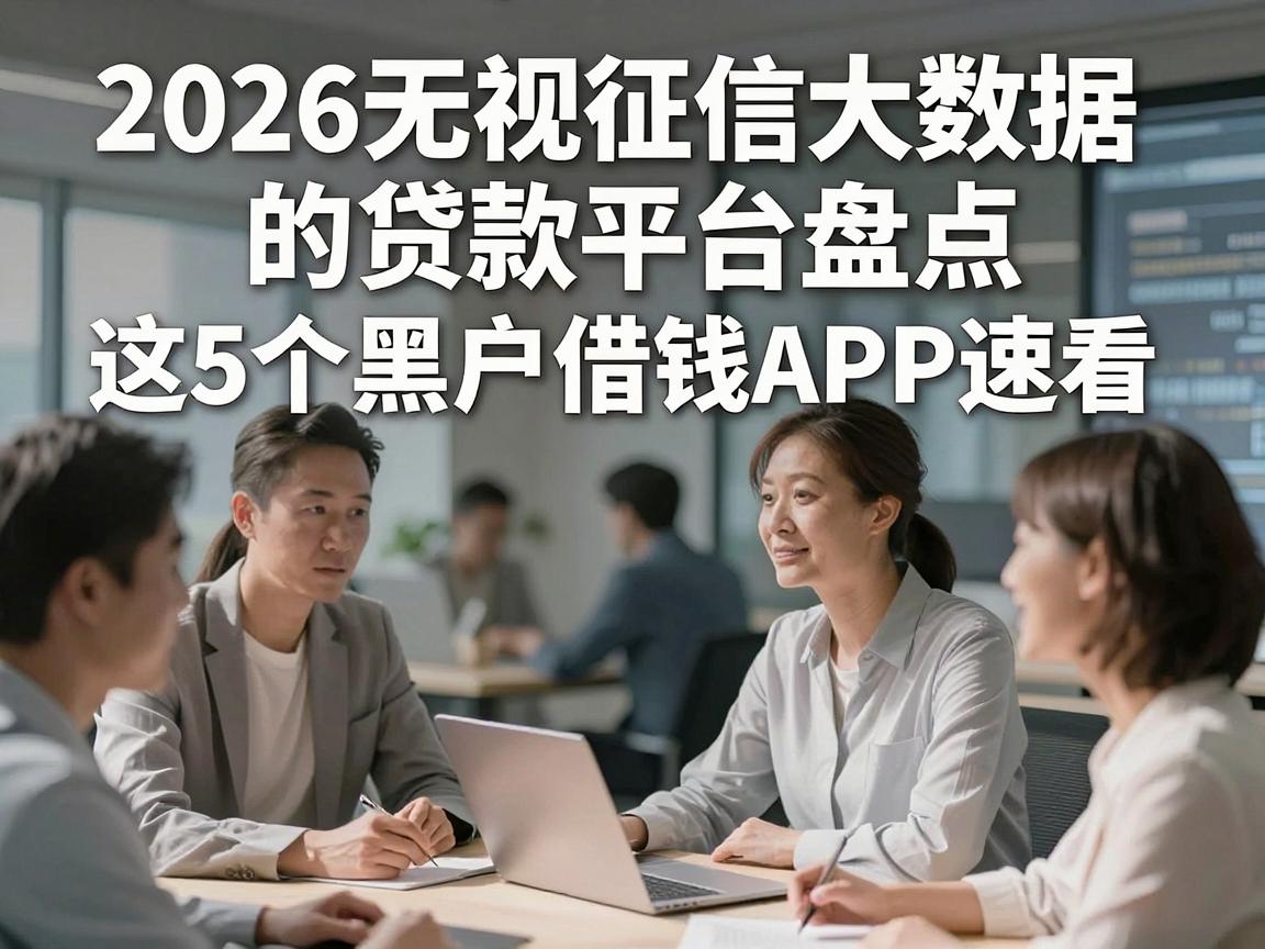 2026无视征信大数据的贷款平台盘点，这5个黑户借钱APP速看！