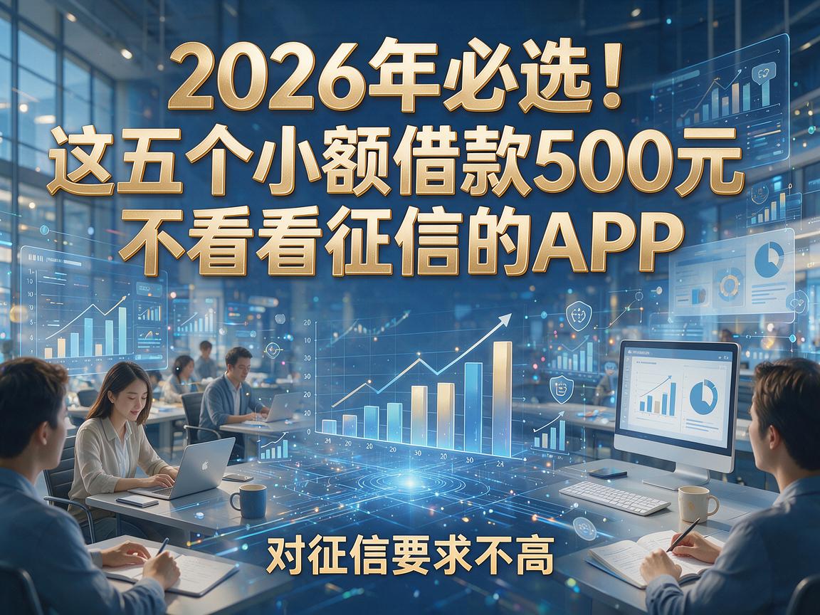 2026年必选！这五个小额借款500元不看征信的APP，对征信要求不高