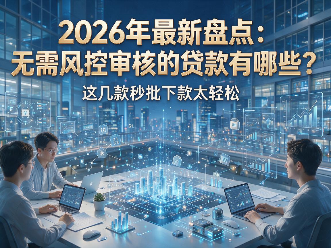 2026年最新盘点：无需风控审核的贷款有哪些？这几款秒批下款太轻松！